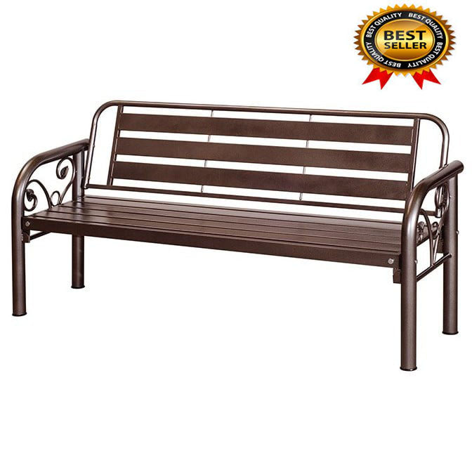 Metal Long Bench Chair