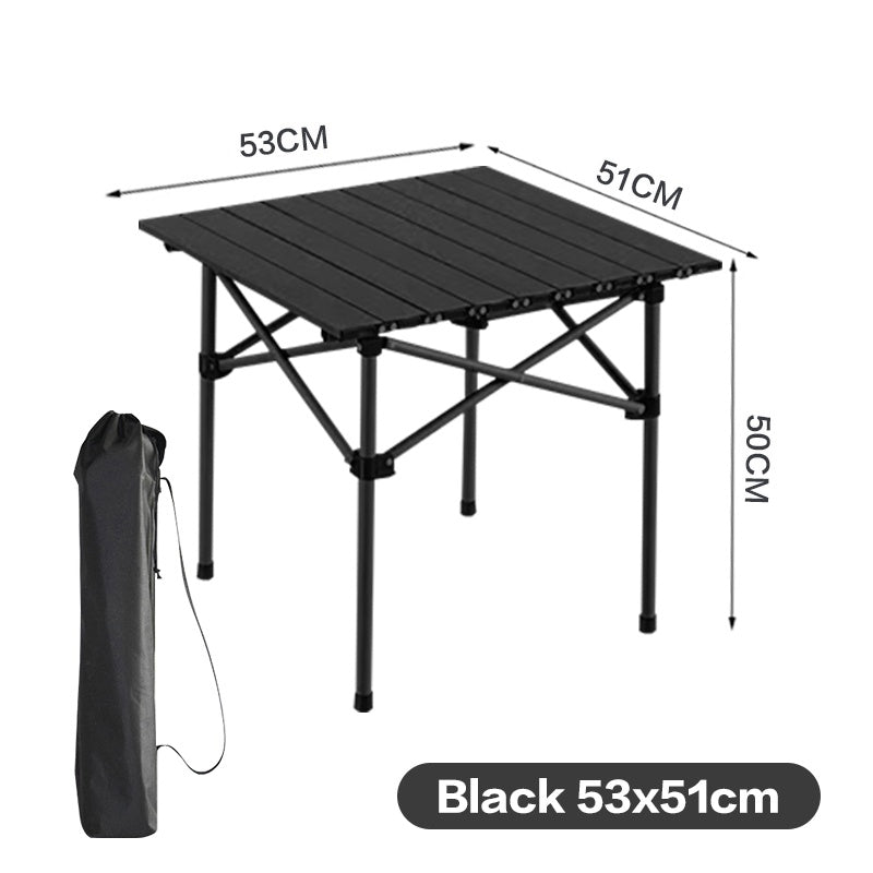 Aluminum Waterproof Egg Roll Camping Table