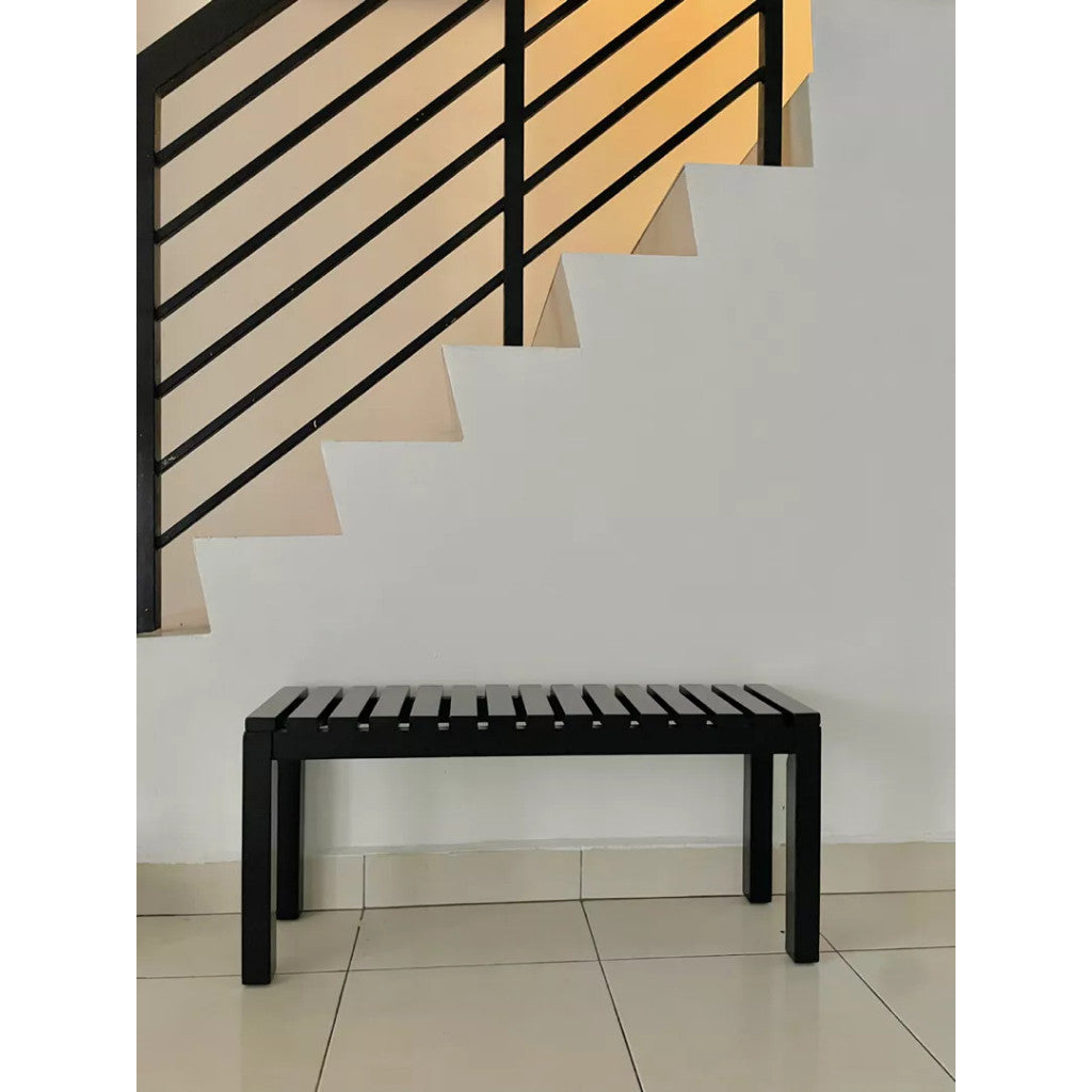 Waterproof Solid Wood Shoe Bench