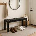 Waterproof Solid Wood Shoe Bench