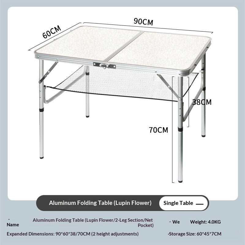Aluminum Alloy Lightweight Folding Camping Table