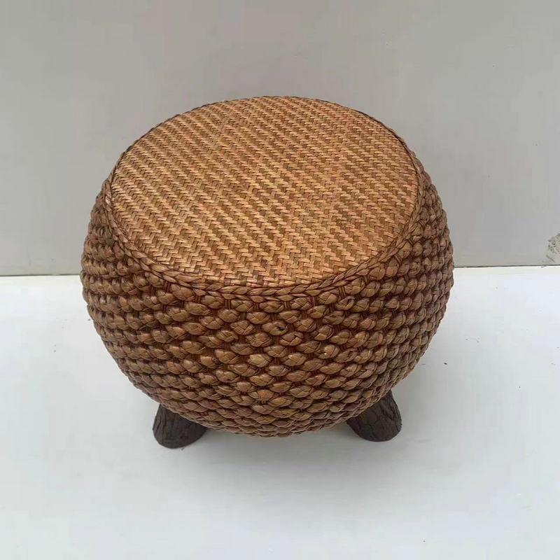 Rural Style Wicker Stool