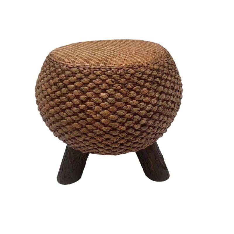 Rural Style Wicker Stool