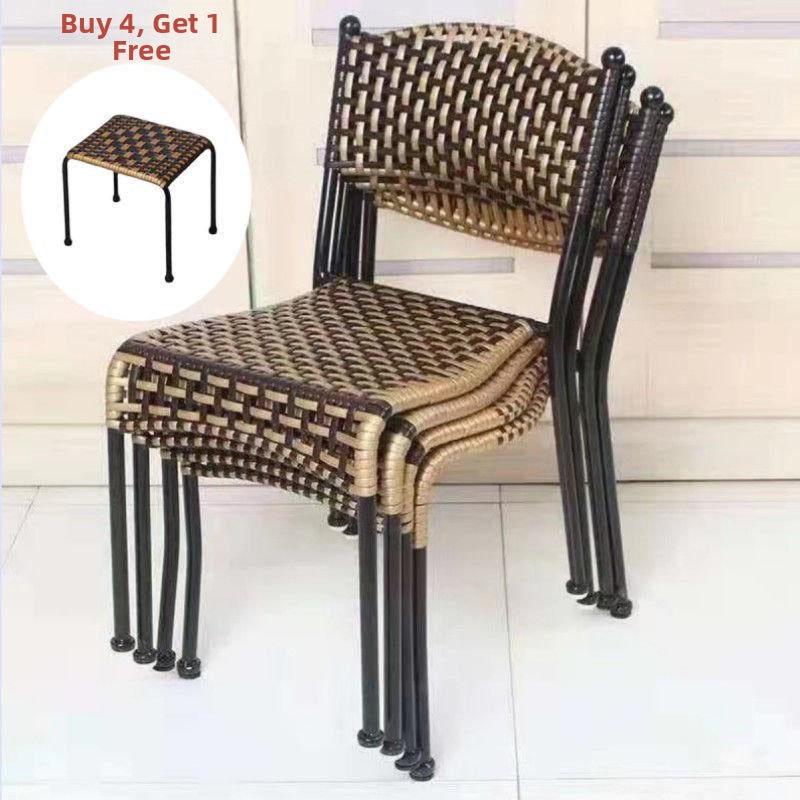 Handcrafted Outdoor Leisure Wicker Chairs