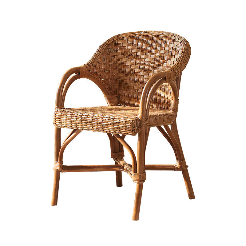 Natural Wicker Single Backrest Chair