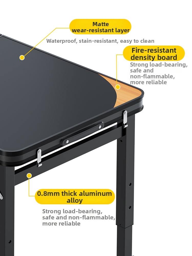 Portable Rectangular Folding Table
