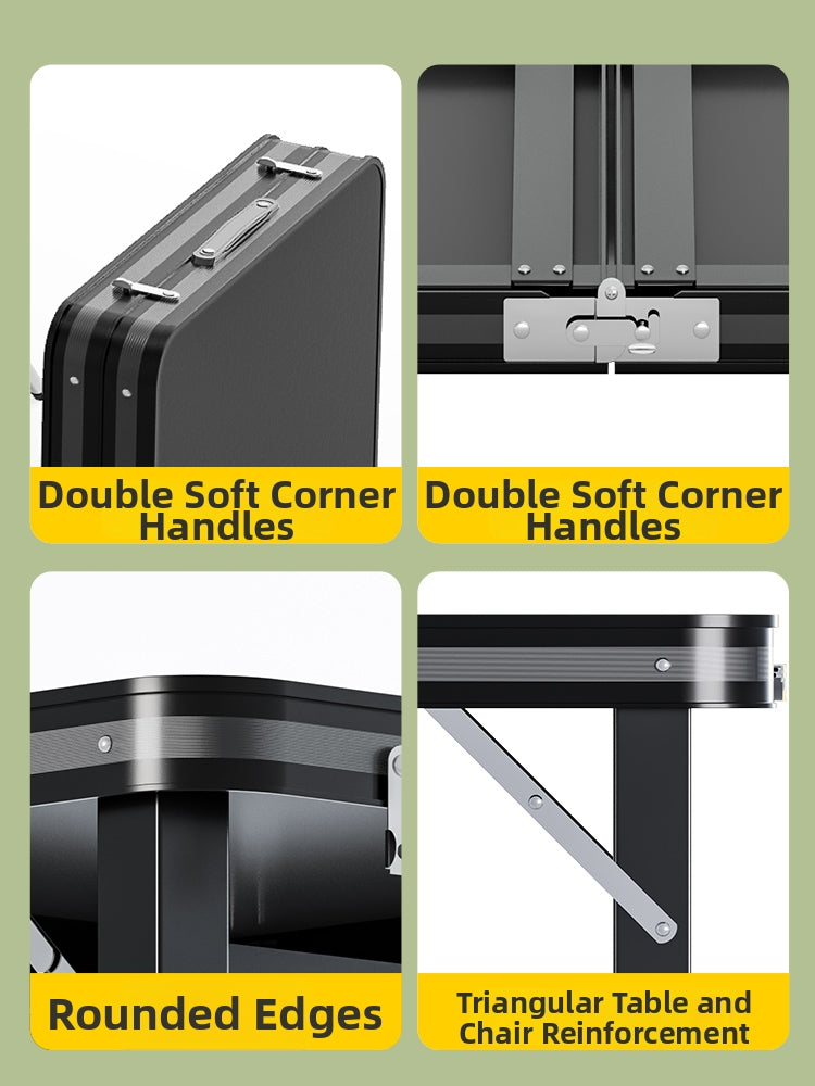 Portable Rectangular Folding Table