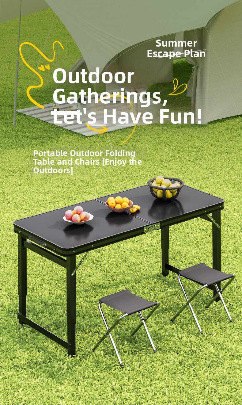 Portable Rectangular Folding Table