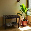 Zebra Dark Series Shoe Bench