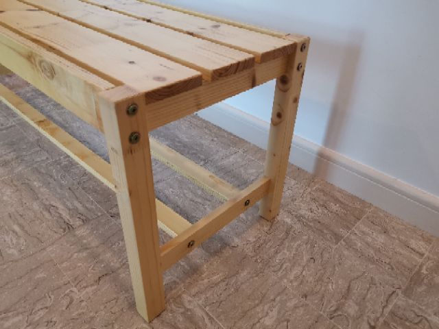 4FT Solid Wooden Bench Chair