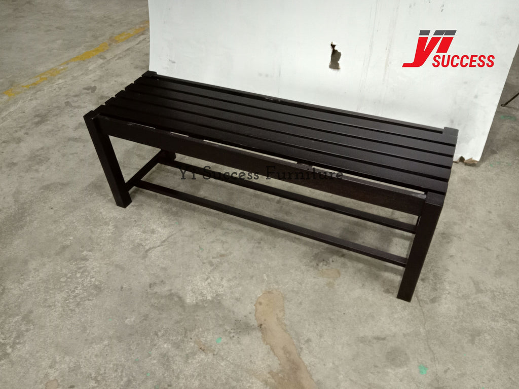 Solid Rubber Wood Bench Chair